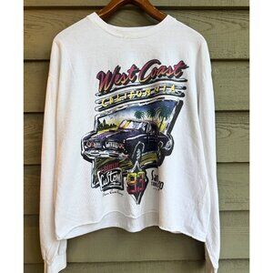 Vintage J Galt West Coast California Cropped Graphic Sweatshirt USA
